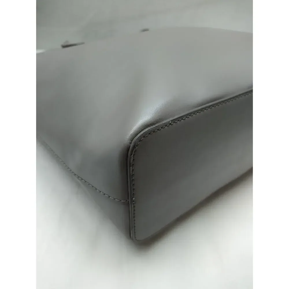 Kate Spade New York Taupe Brown Leather Double Handles Tote Bag_11